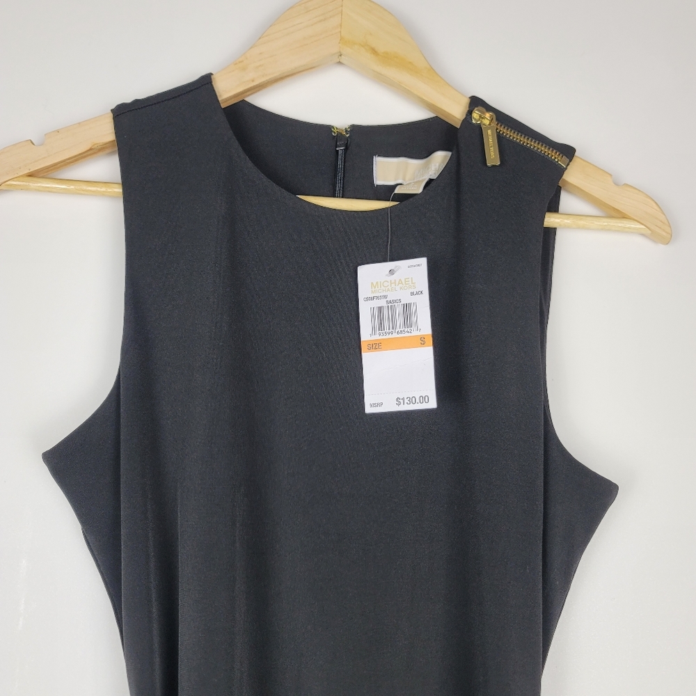 Michael Kors NWT black sleeveless dress size small
